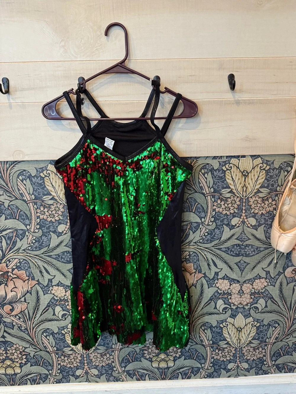 NEW! A Wish Come True St. Nick Swing Jazz tap holiday dance costume sequin dress